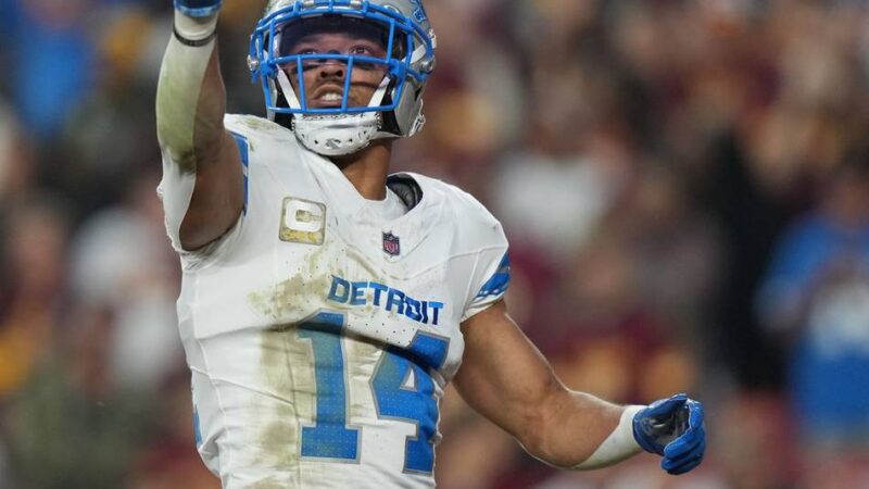 Fangrate von nur 16,7 Prozent : St. Brown unterliegt mit den Detroit Lions gegen den Titelverteidiger