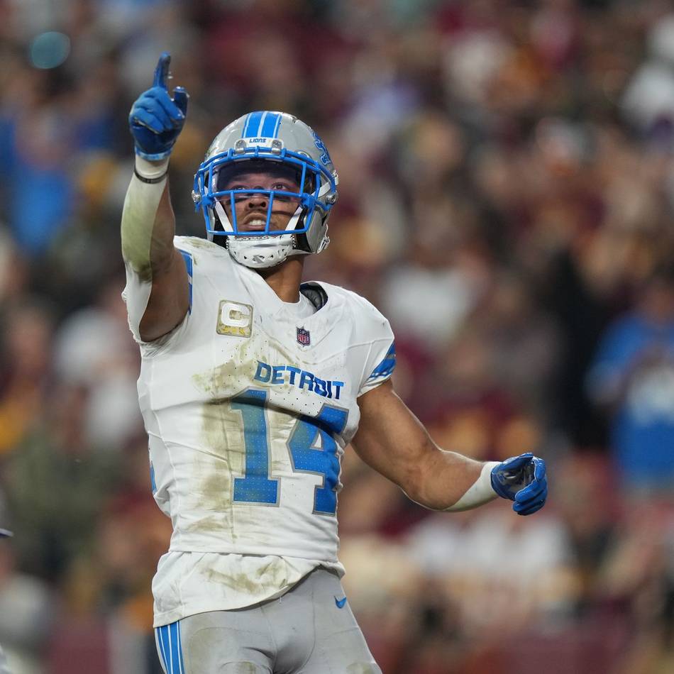 Fangrate von nur 16,7 Prozent : St. Brown unterliegt mit den Detroit Lions gegen den Titelverteidiger