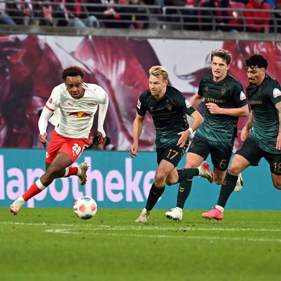 DFB-Shootingstar im Fokus: Mit Ouédraogo-Traumtor – Leipzig schlägt Bremen und bleibt Bayern-Verfolger