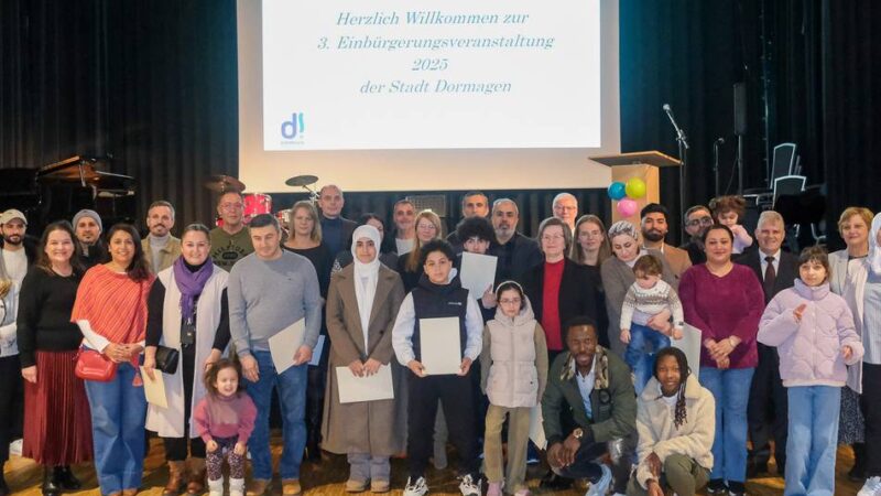 In Dormagen künftig Chefsache: Integration im Fokus feierlicher Einbürgerung