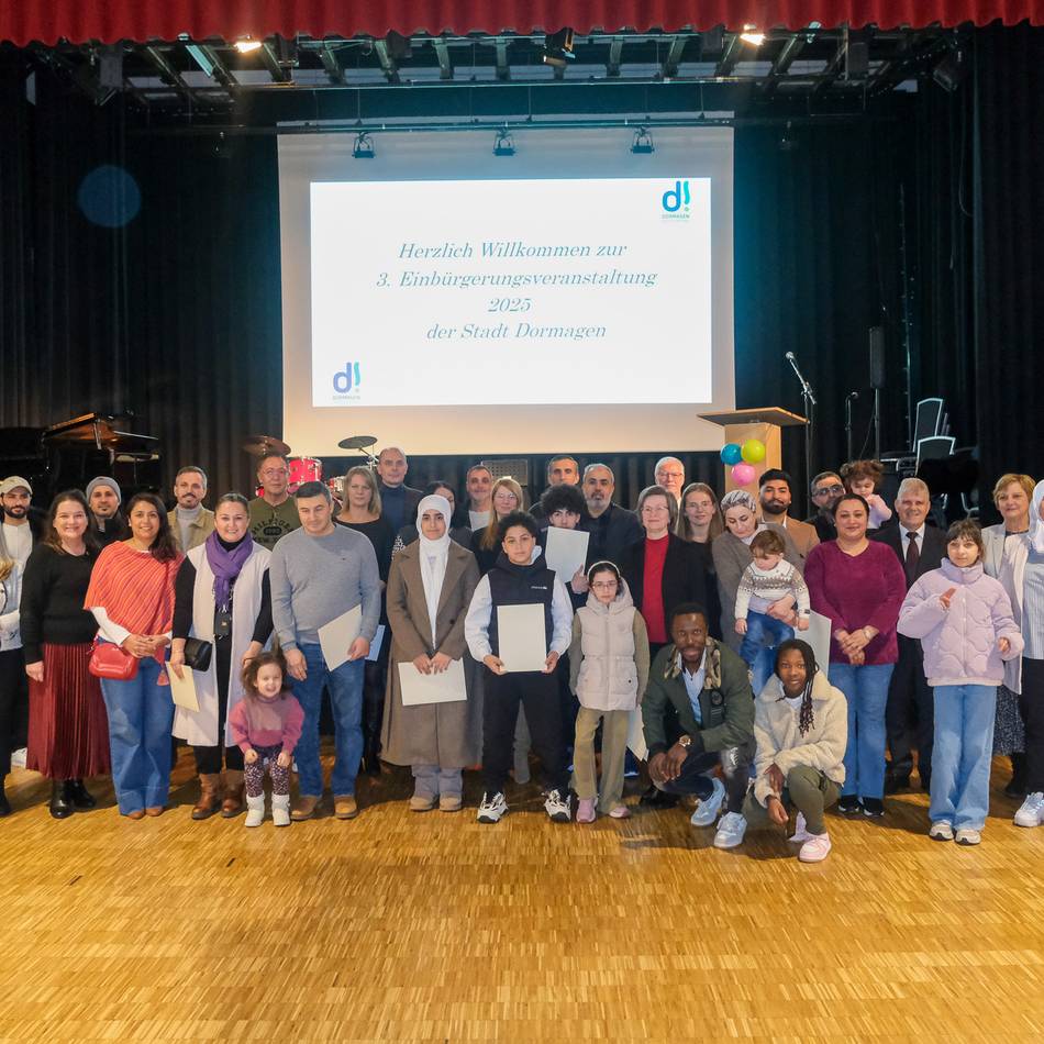 In Dormagen künftig Chefsache: Integration im Fokus feierlicher Einbürgerung