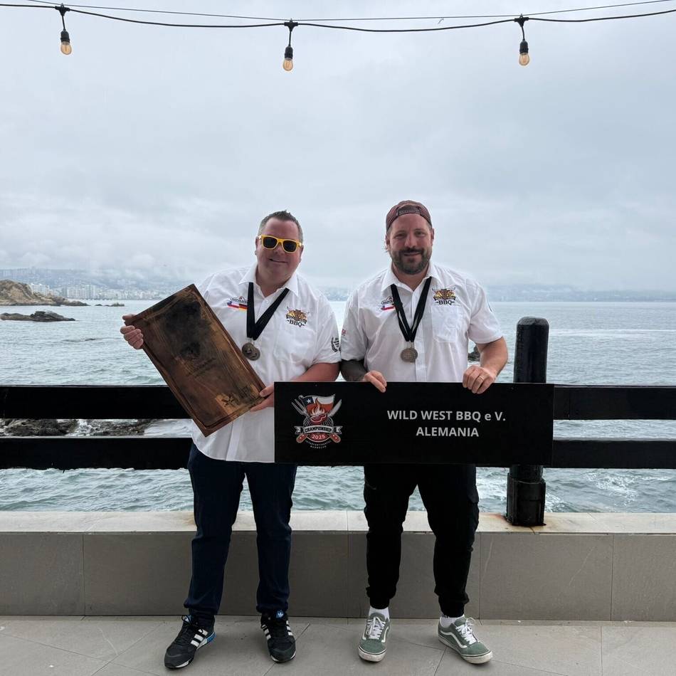 Wild West BBQ bei Interkontinental-Meisterschaft in Chile: Nettetaler grillen sich zu Bronze