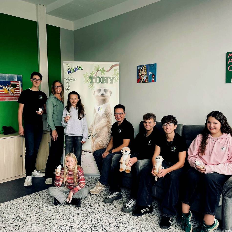 Maskottchen für die Hückeswagener Schule: Warum sich Realschüler wie Erdmännchen fühlen