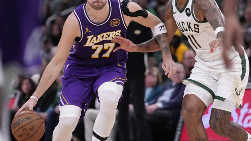 Basketball: NBA: Doncic führt Lakers zu Sieg in Milwaukee