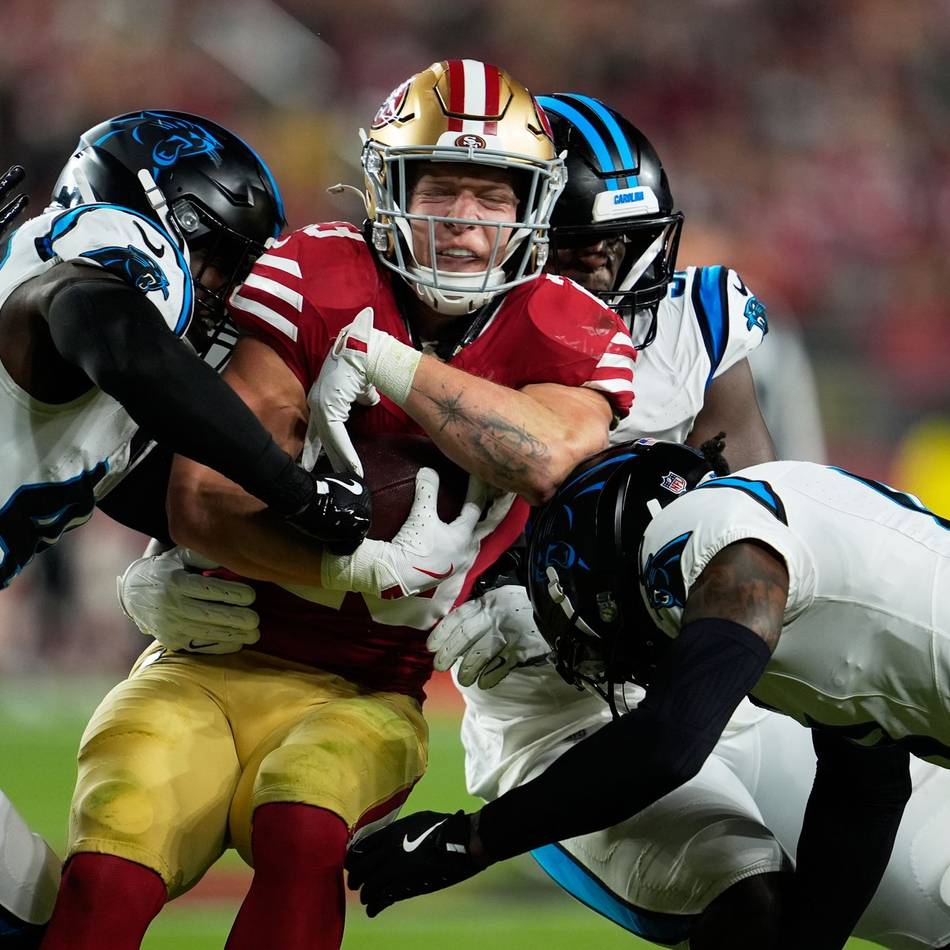 NFL: McCaffrey trumpft gegen Ex-Team auf – 49ers schlagen Panthers
