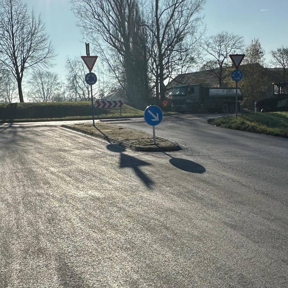 Am Bauernmarkt Lindchen: Wichtiger Kreisverkehr in Uedem ab Samstag wieder befahrbar