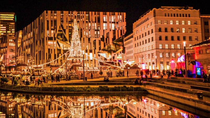 Singen, Lichtspiel und Winterdorf: Fünf besondere Neuheiten auf dem Düsseldorfer Weihnachtsmarkt