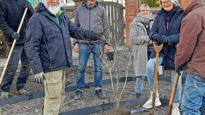 Pfarrgarten: Naschobst und Bienenweide in Wülfrath gepflanzt