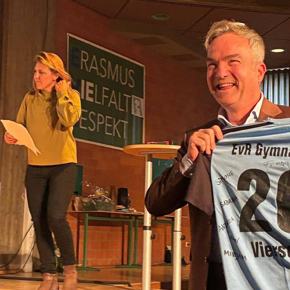 Vom Schulleiter zum Bürgermeister: Viersener Gymnasium verabschiedet seinen Schulleiter