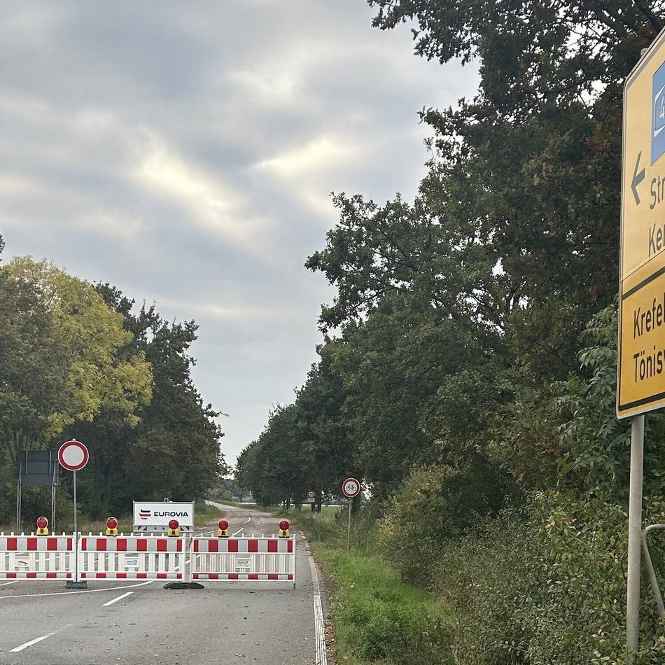 Baustelle in Kempen: Arbeiten am Außenring sollen bald abgeschlossen sein