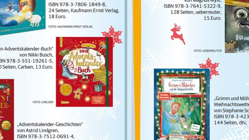 Spannende Geschichten und tolle Figuren: Die schönsten Adventskalenderbücher für eine magische Vorweihnachtszeit