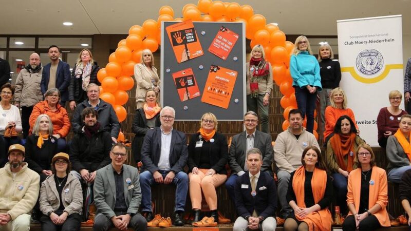 Aktionswoche „Orange Days“: Moers setzt Zeichen gegen Gewalt an Frauen
