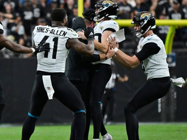 American Football: Field Goal aus 68 Yards: NFL-Rekord für Jaguars-Kicker