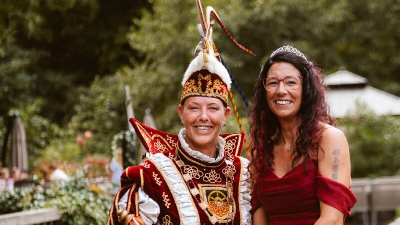 Auch privat ein Paar: Prinz Sandra I und Prinzessin Marion I. – das Prinzenpaar in Voerde