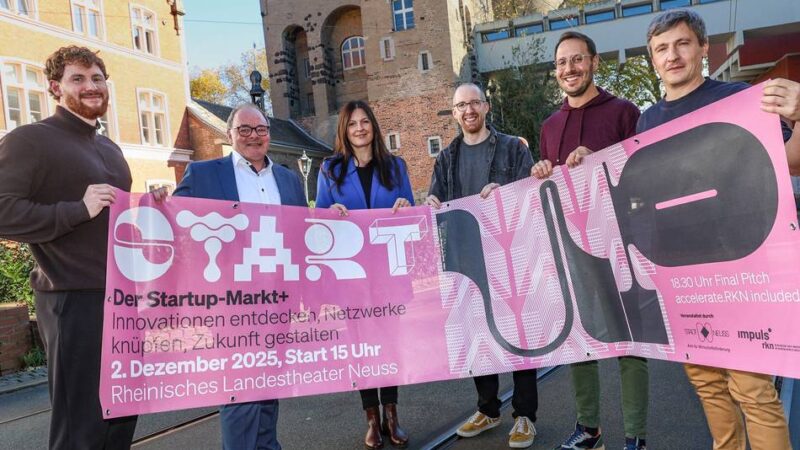 Veranstaltung im Landestheater: Neuss veranstaltet Startup-Markt – das gibt es zu wissen