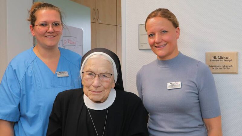 Zu Ehren der langjährigen Oberin: Xantener Krankenhaus benennt Palliativstation nach Schwester Michaela