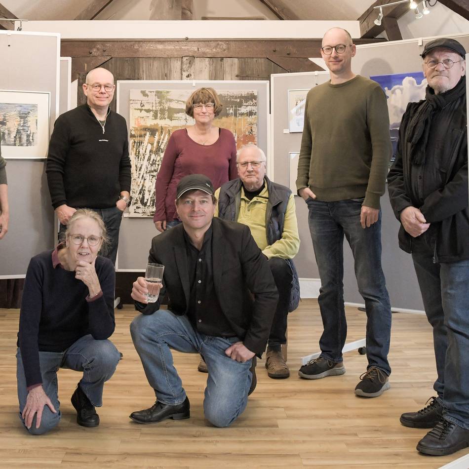 Ausstellung im Museum Arenacum Rindern: Neun Künstler schauen in Kleve aufs Wasser