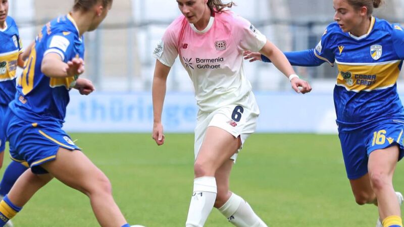 4:2 in Jena: Bayers Frauen starten mit Sieg in Englische Woche