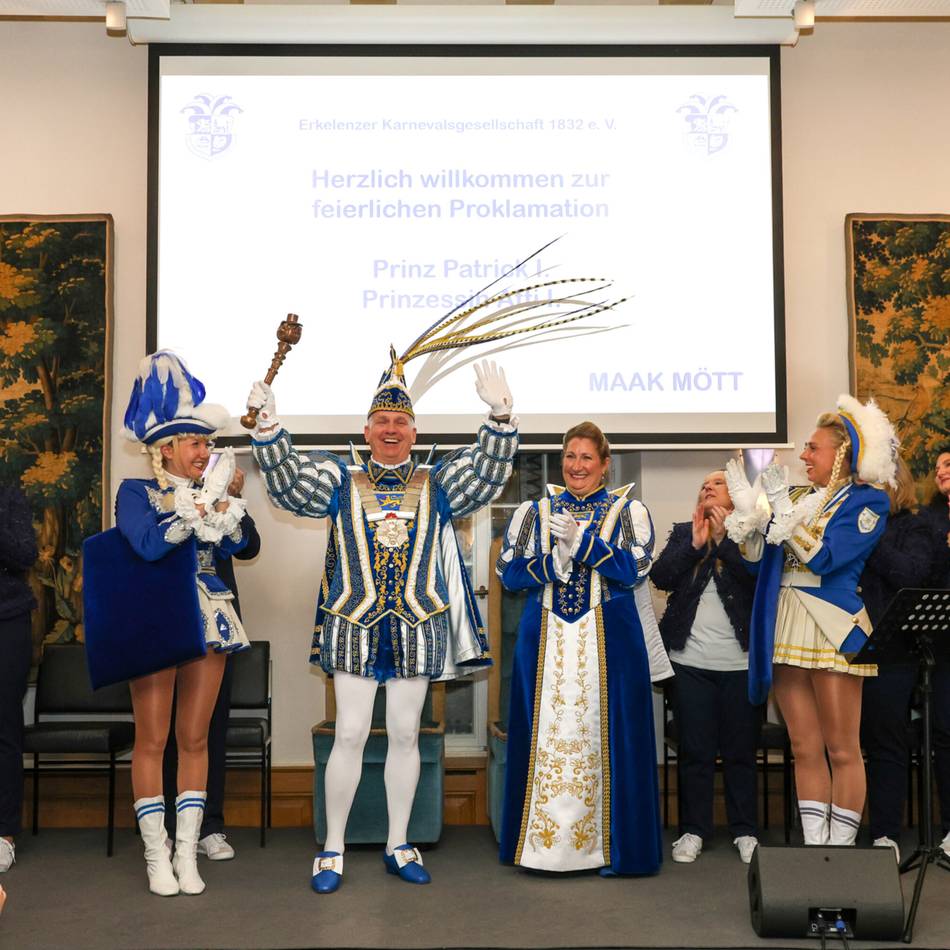 Proklamation in Erkelenz: Patrick I. und Atti I. regieren – „Freude ist unser Auftrag“