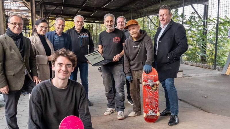 Baustart für den „Gare du Skate“ in Neuss: „Ein Platz, der von vielen getragen wird“