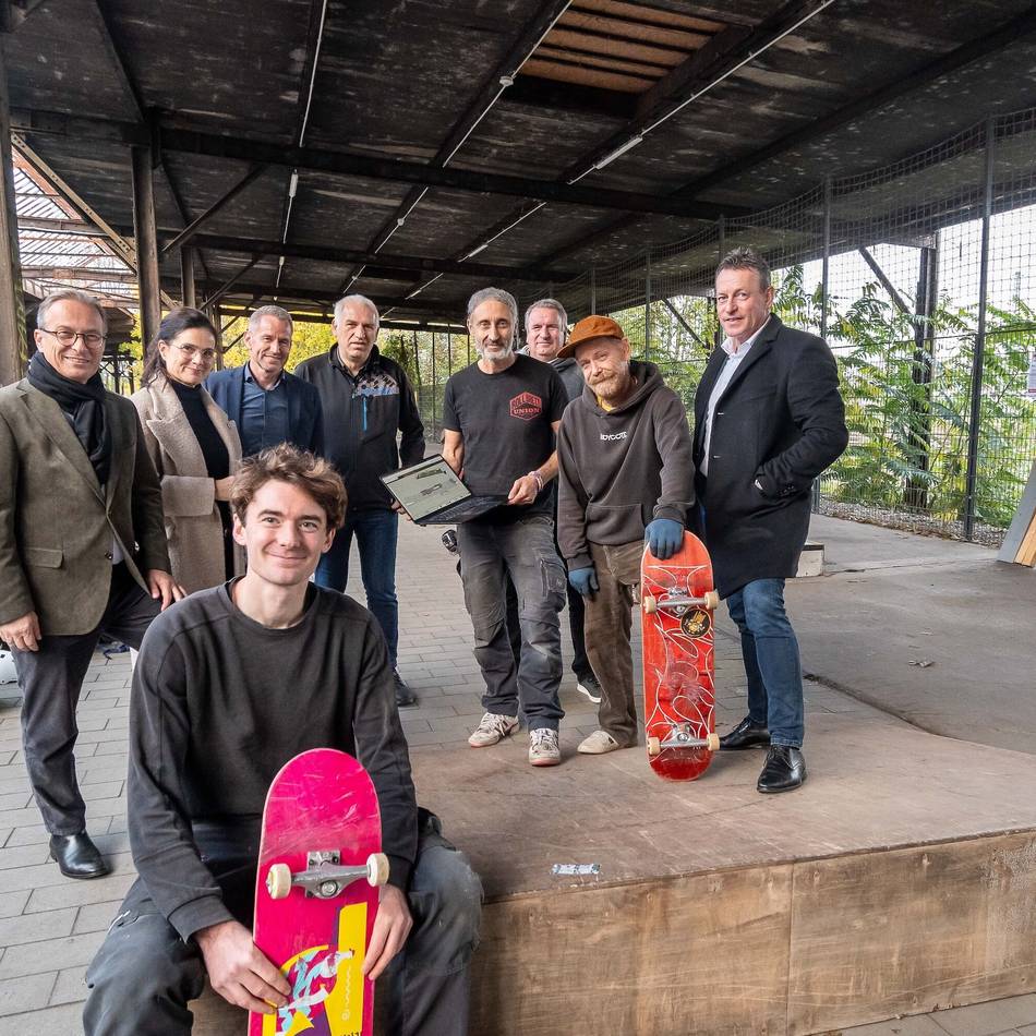 Baustart für den „Gare du Skate“ in Neuss: „Ein Platz, der von vielen getragen wird“