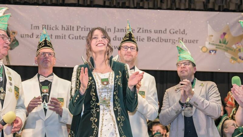 Proklamation im Gesellschaftshaus: Tulpenprinzessin Janine I. regiert jetzt in Bedburg-Hau