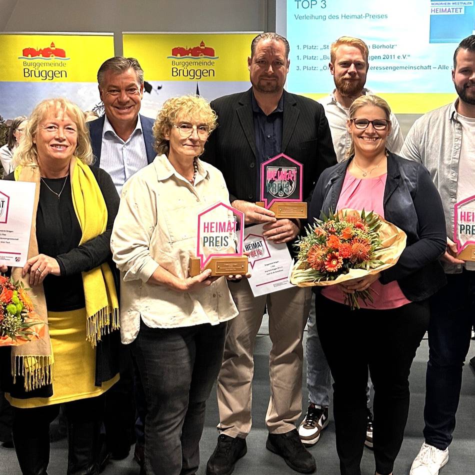 Engagement für Brüggen: Gewinner des Heimatpreises geehrt