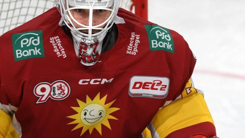 Knappes Leser-Votum für den Torhüter: Niklas Lunemann ist der DEG-Spieler der Monate September und Oktober