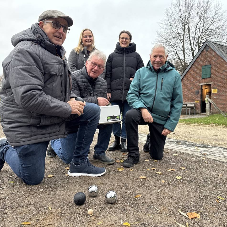 Boulebahn an Xantener Südsee: Verein und Leader-Region schaffen neues Freizeitangebot