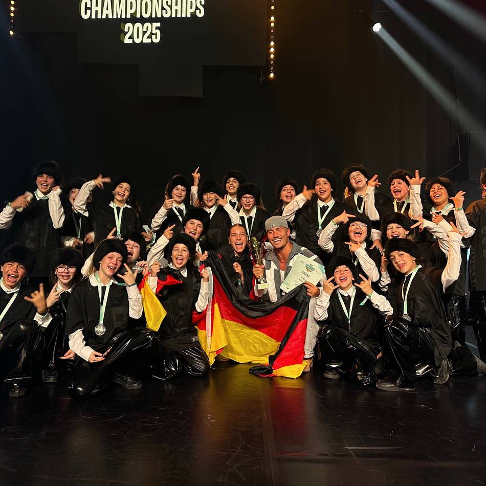 Großer Erfolg für Erkelenzer Hip-Hop-Gruppe: Auch der Vize-Weltmeistertitel schimmert golden für die „Mystery“-Formation