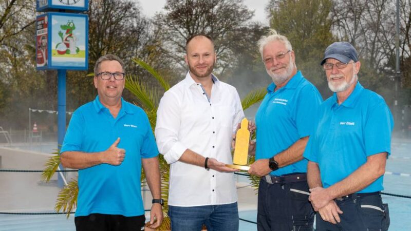 „Eine absolute Empfehlung“: „Goldene Chlorgasflasche“ für die Römer-Therme