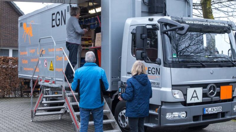 Entsorgung in Dormagen: Wo man im Dezember Schadstoffe entsorgen kann