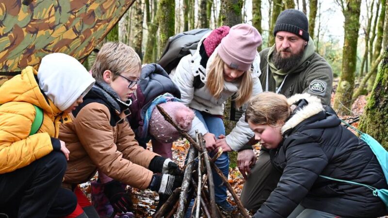 Hauptschule in Hückeswagen: Schüler lernen Wald als vielfältigen Lernort kennen