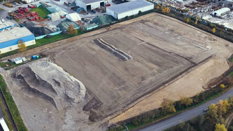 Aufbruch am Zinkhüttenweg in Dormagen: Brachfläche wird zu Gewerbeareal entwickelt