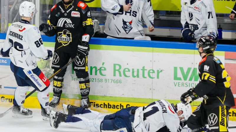 Im Nachgang der ersten Heimniederlage: DEL2 sperrt Mathew Santos nach Hinausstellung gegen Weiden