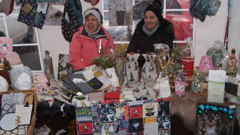 Weihnachtsmarkt in Rees-Mehr: Das Weihnachtspostamt steht in Mehr