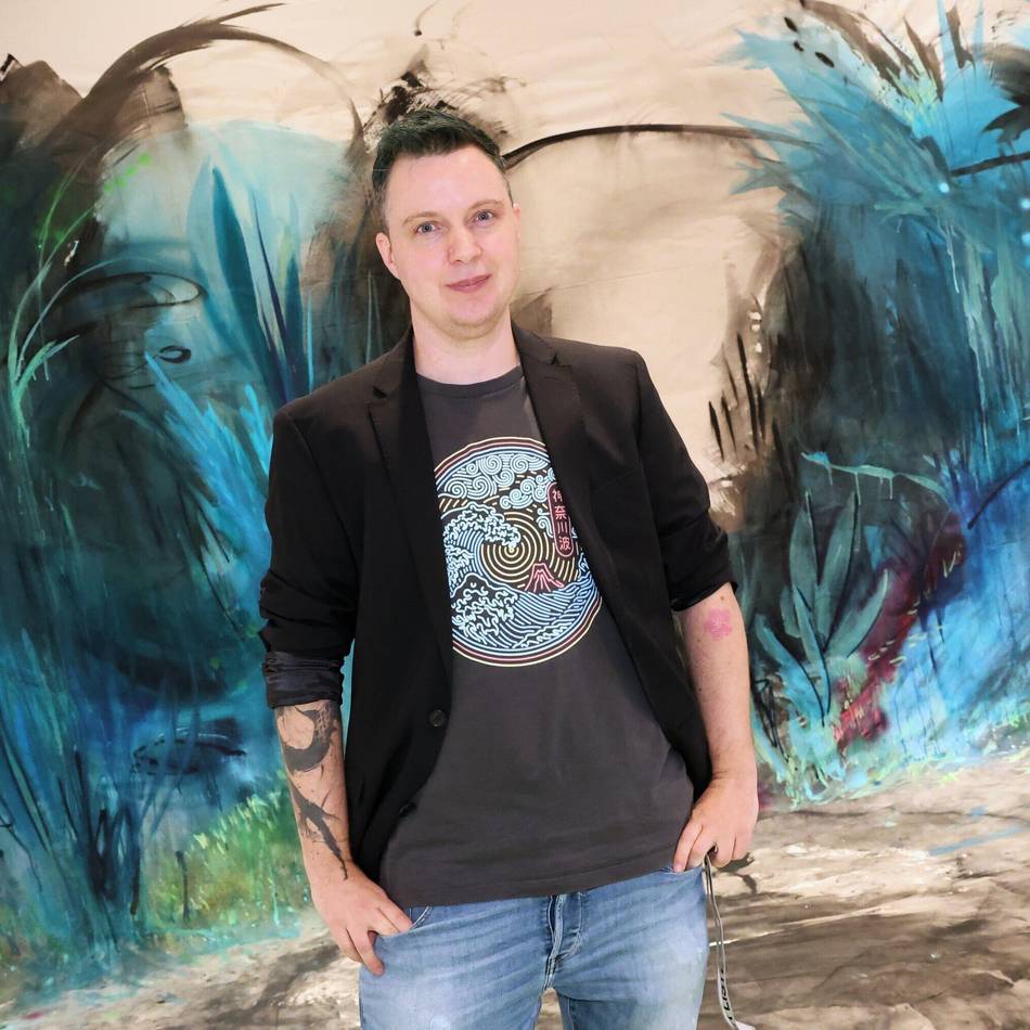 Neue Ausstellung in Grevenbroich: Daniel Schatzmüller zeigt begehbare Kunstwerke in der Versandhalle