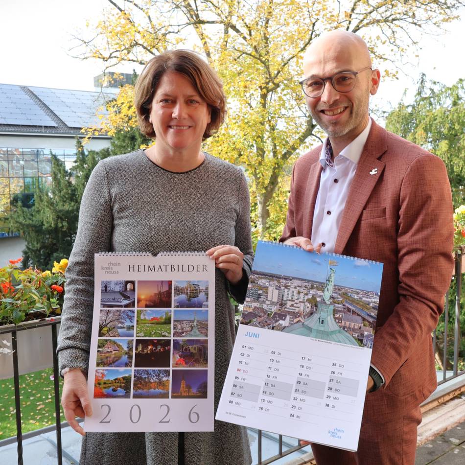 Zwölf Motive aus der Region: Rhein-Kreis-Heimatkalender 2026 ist erhältlich