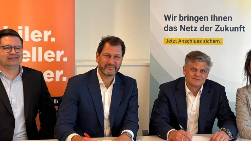 Einigung für Kaarst erzielt: Deutsche Giganetz und GlasfaserPlus unterschreiben Kooperationsvertrag