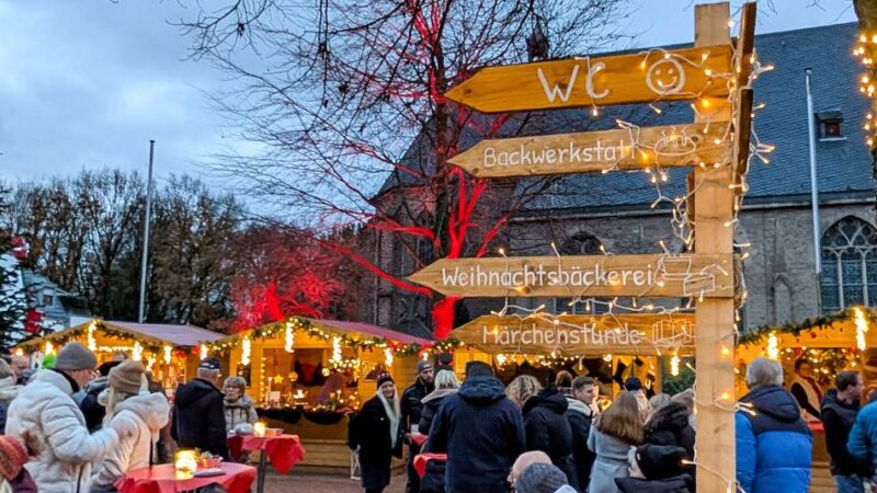 Weihnachtsmärkte in Born und Amern: Glühwein, Krippenfiguren und tierischer Winterwald