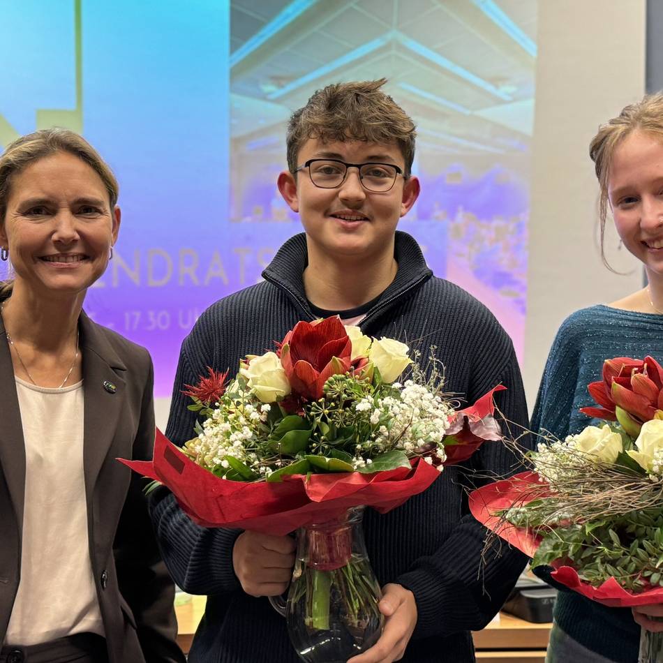 Lob von der Landrätin: Haaner Niklas Thomé ist Sprecher im Kreisjugendrat