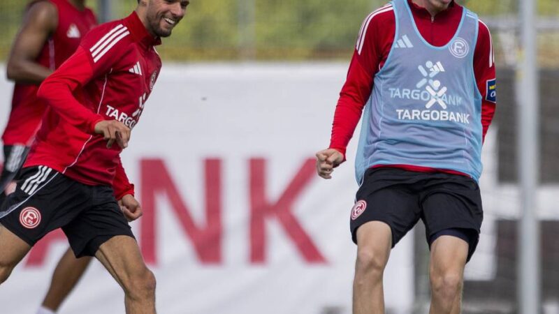 Erste Einheit der neuen Woche: El Azzouzi und Breithaupt fehlen im Fortuna-Training – das ist der Grund