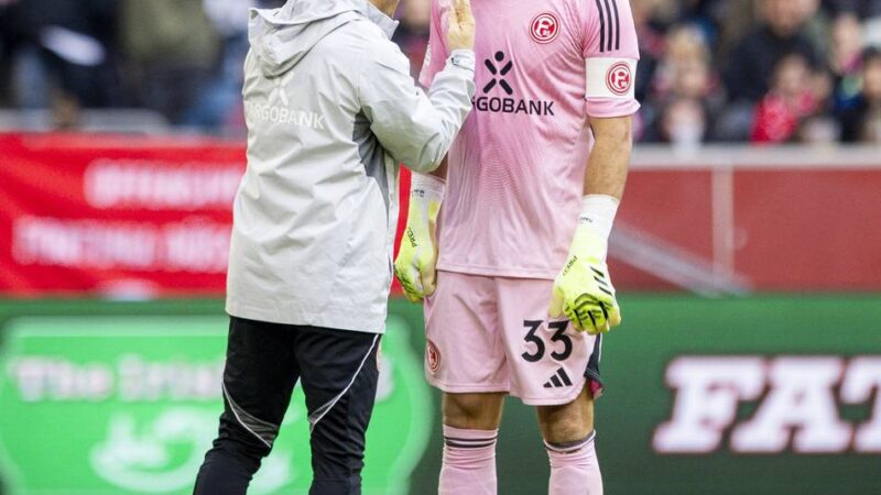 Verrückte Sprint-Statistik gegen Magdeburg: 31,43 km/h – Fortuna-Torhüter Kastenmeier genauso schnell wie Rasmussen