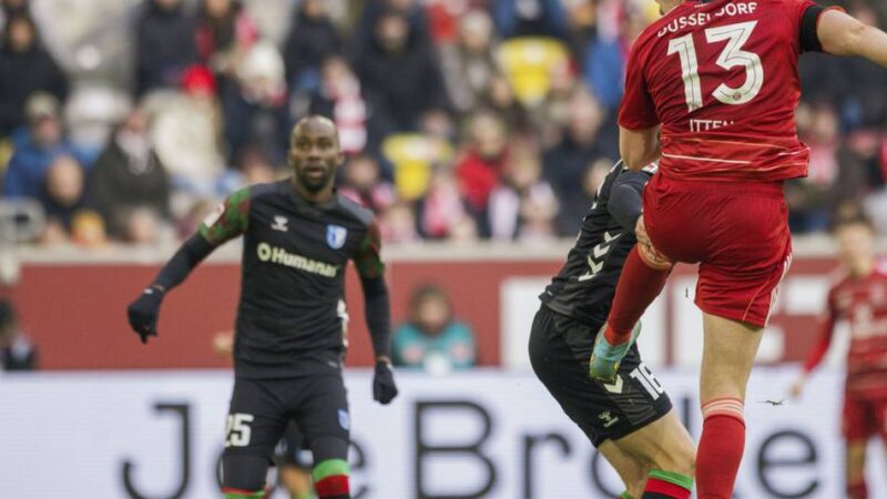 Last-Minute-Tor von Itten: 2:1 gegen Magdeburg – medizinischer Notfall überschattet ersten Fortuna-Sieg unter Anfang