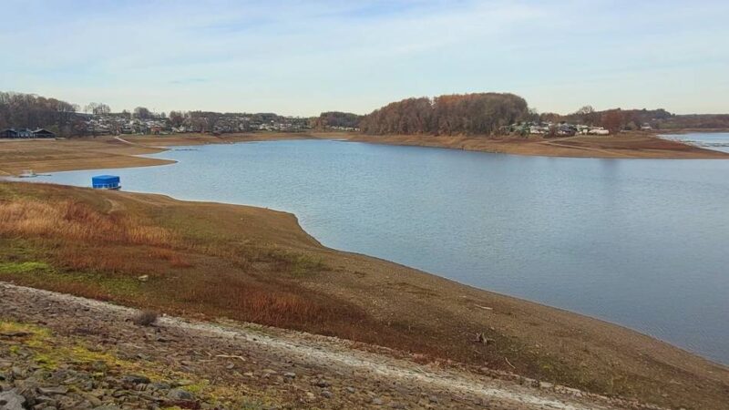 Hückeswagener Brauchwassertalsperre: An der Bever kehrt die Normalität zurück