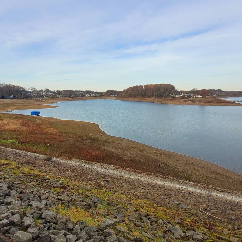 Hückeswagener Brauchwassertalsperre: An der Bever kehrt die Normalität zurück