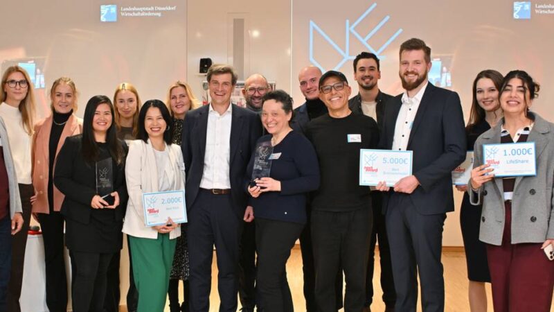 Biotech und Lernplattformen: Diese Düsseldorfer Start-ups wurden mit dem Next Award ausgezeichnet
