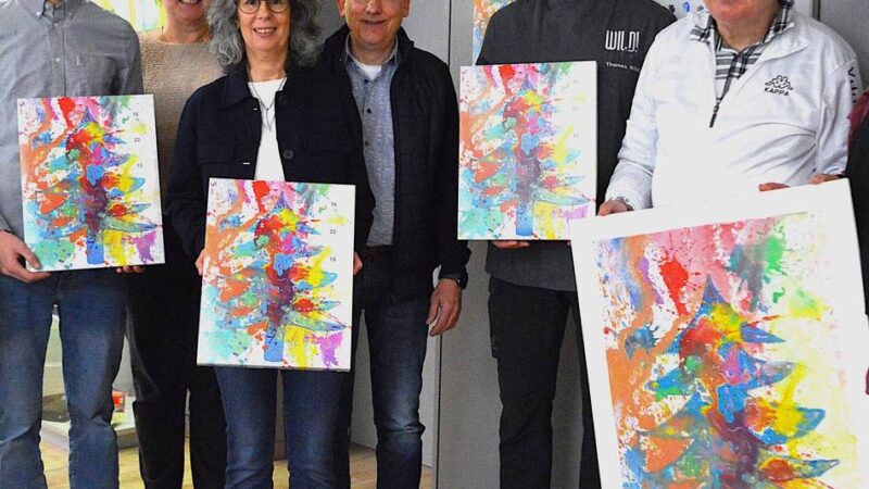 Gemeinschaftsprojekt in Wermelskirchen: Ein Weihnachtskalender mit „Wow“-Effekt