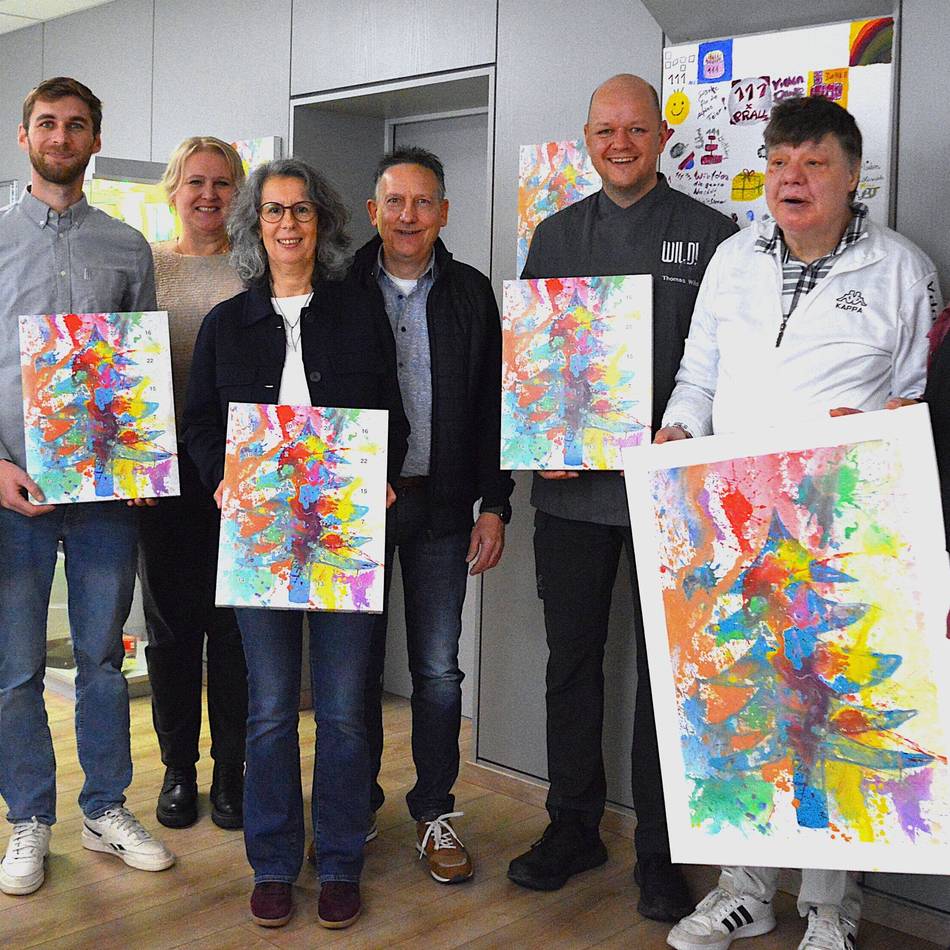 Gemeinschaftsprojekt in Wermelskirchen: Ein Weihnachtskalender mit „Wow“-Effekt