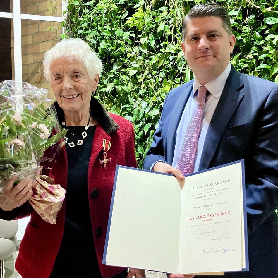 Bundesverdienstkreuz für Willicherin: „Leuchtendes Beispiel für Engagement und Tatkraft“